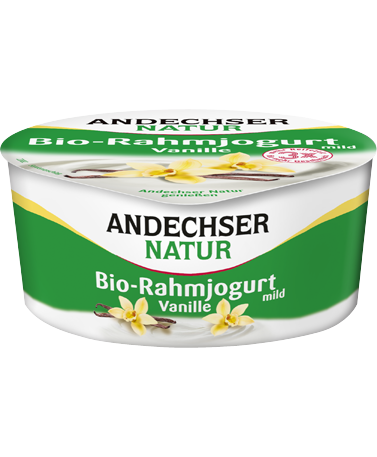 Andechser Yaourt crème vanille 10% bio 150g